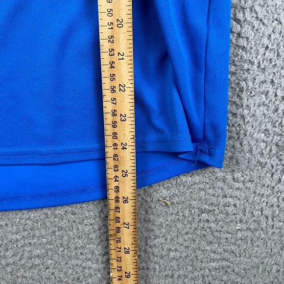 Nike Dri-Fit Golf Polo Shirt Women's Medium Solid Blue Causal Athletic Tennis - Picture 6 of 8